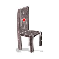 cartoon old chair N5