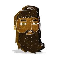 cartoon bearded man N20