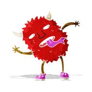 funny cartoon monster N18