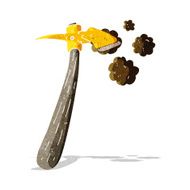 Cartoon Pick Axe N6