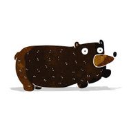 funny cartoon bear N23