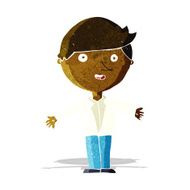 cartoon man in casual jacket N2