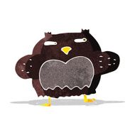cartoon suspicious owl N2