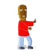 cartoon tough man N3