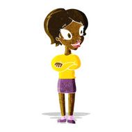 cartoon pretty woman N40