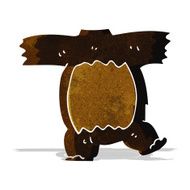 cartoon black bear body (mix and match cartoons)