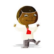 cartoon happy boy N43