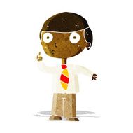 Cartoon School Boy N16