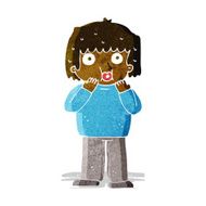 cartoon worried boy N7