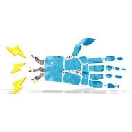cartoon robot hand N2