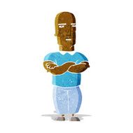 cartoon annoyed bald man N2