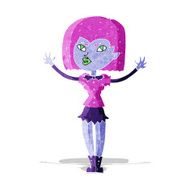 Cartoon Vampire Girl N43