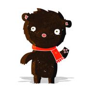 cartoon cute black bear N3