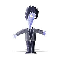 cartoon vampire man N20