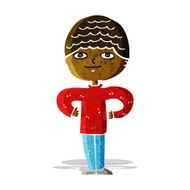 cartoon proud man N5