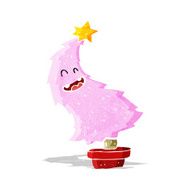 cartoon dancing christmas tree N3