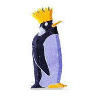 Cartoon Emperor Penguin N7