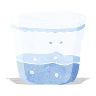 cartoon glass of water