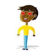 cartoon man in love N24