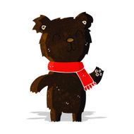 cartoon cute black bear cub N5