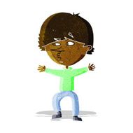 cartoon suspicious man N9