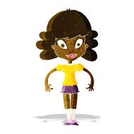 cartoon pretty woman N41