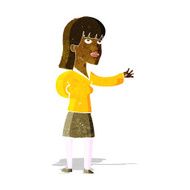 cartoon woman explaining N9