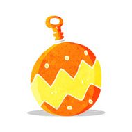 Cartoon Christmas Bauble N72