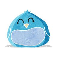 cartoon fat bird N4