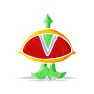 cartoon mystic eye symbol N6