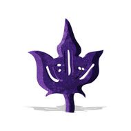 cartoon leaf symbol N9