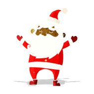 cartoon happy santa claus N4