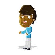 cartoon shocked man N38