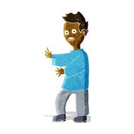 cartoon shocked man N40