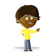 cartoon boy laughing and pointing N2