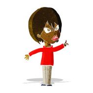 cartoon woman arguing N2