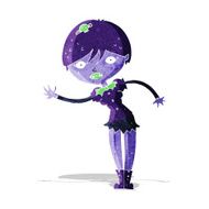 Cartoon Vampire Girl N45