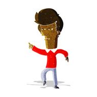 cartoon man accusing N4