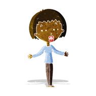 cartoon suspicious woman N4