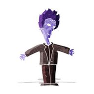 cartoon happy vampire N5