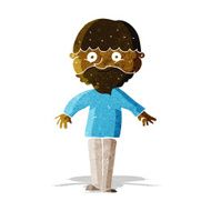 cartoon happy man N76