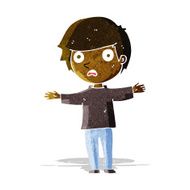 cartoon worried boy N8