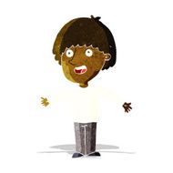 cartoon happy man N80