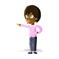cartoon woman accusing N14