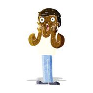 cartoon shocked gym man N3