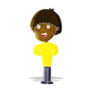 cartoon happy man N82