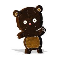 cute black bear cartoon N2