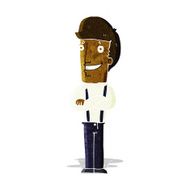 cartoon proud man N6