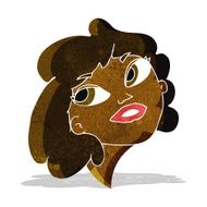 cartoon happy woman N51