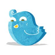 cartoon funny bird N4